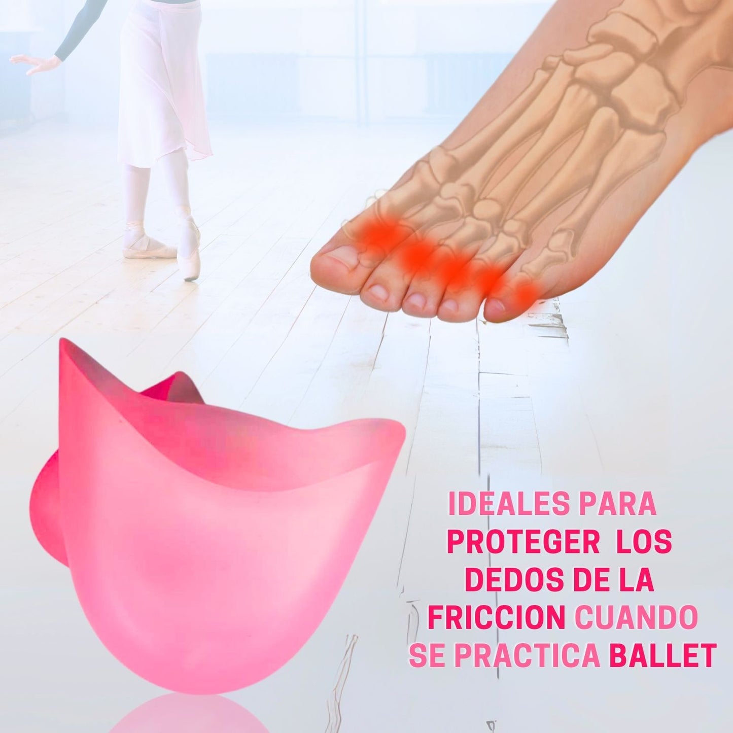 Puntera De Gel Para Zapatilla De Ballet