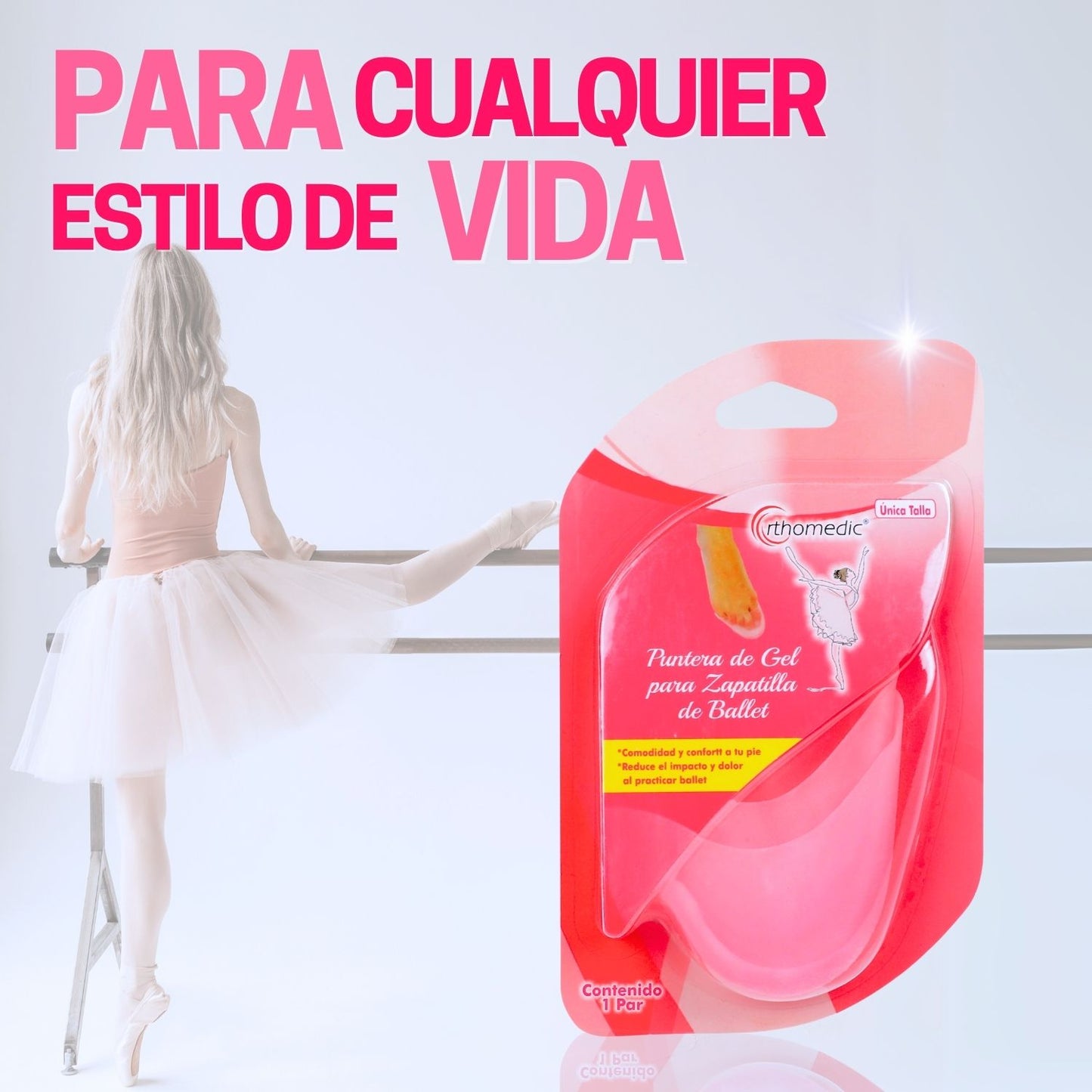 Puntera De Gel Para Zapatilla De Ballet