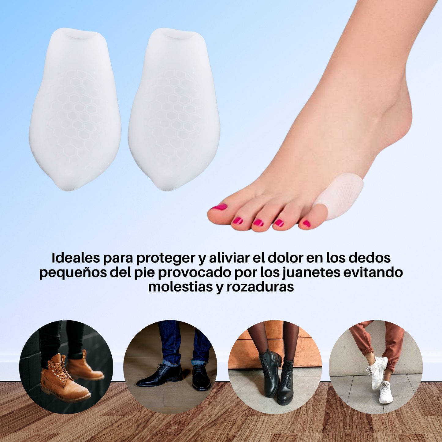 Kit Protector De Juanete Tipo Sastre (3 Pares)